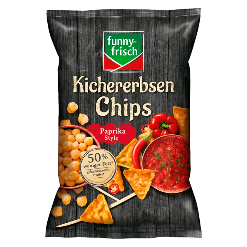 Funny-frisch Kichererbsen Chips Paprika Style 80g